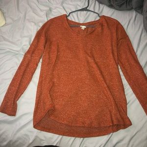 Rusty Orange soft sweater